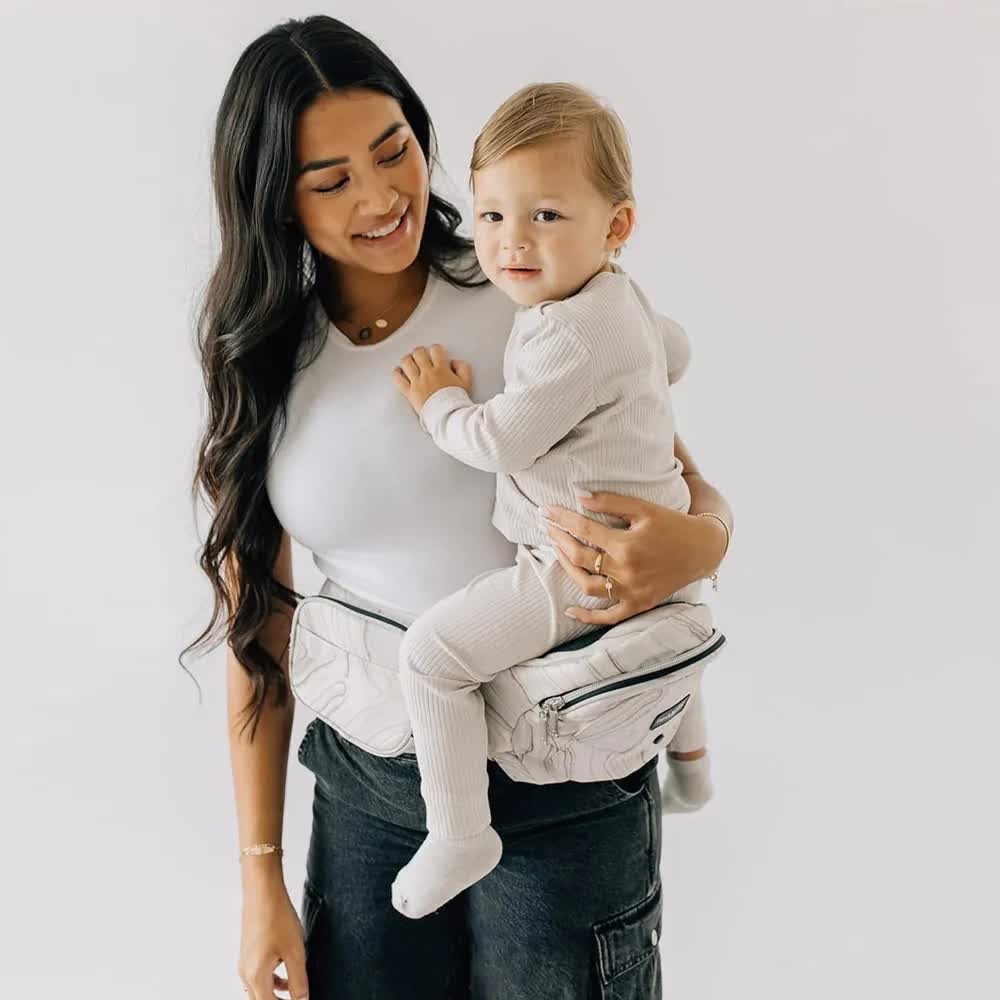 Tushbaby Hip Carrier w/ Storage | Gray